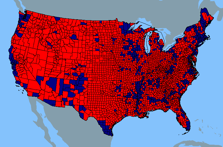 Electoral College Map 2000 Results